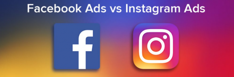Facebook VS Instagram Advertisement