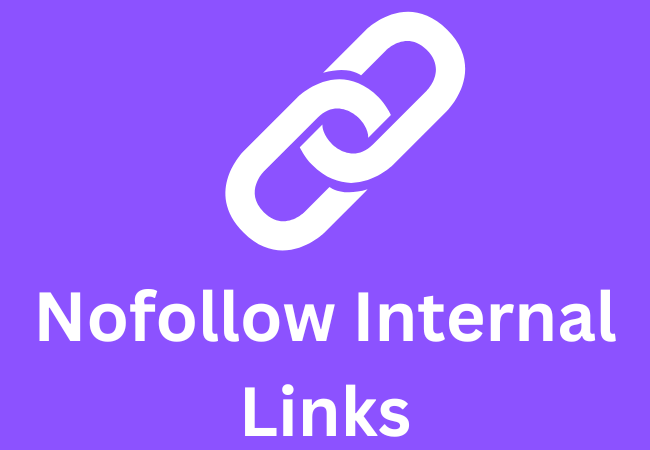 Nofollow Internal Links
