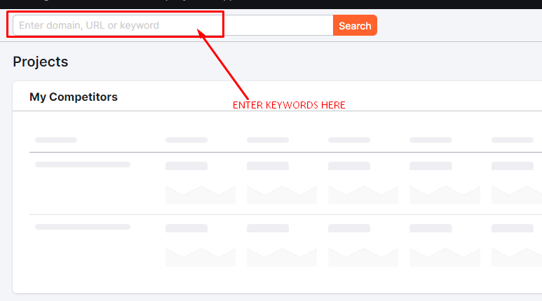 Steps to find lower competitive keywords using the Semrush SEO tool