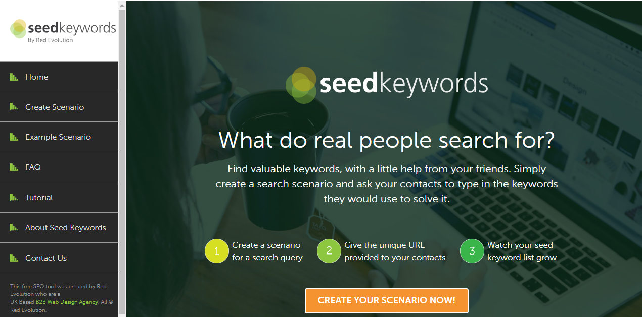 seedkeywords screenshot