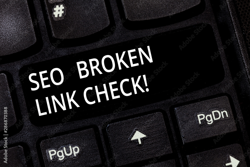 Check for broken links