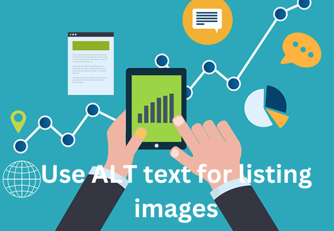 Use ALT text for listing images