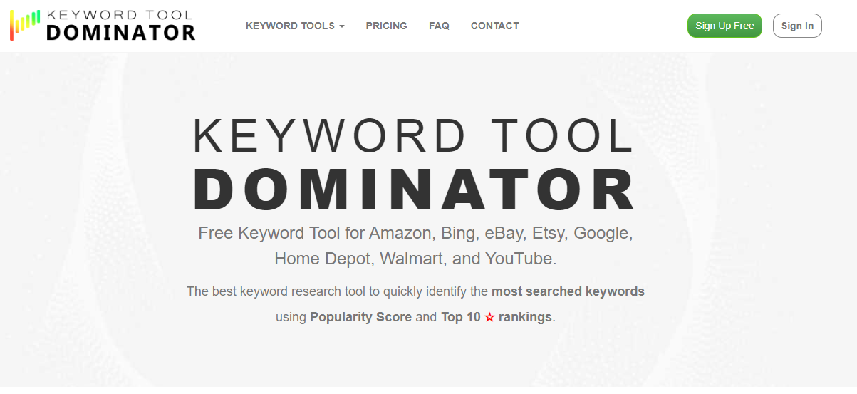 Keyword Tool Dominator Screenshot