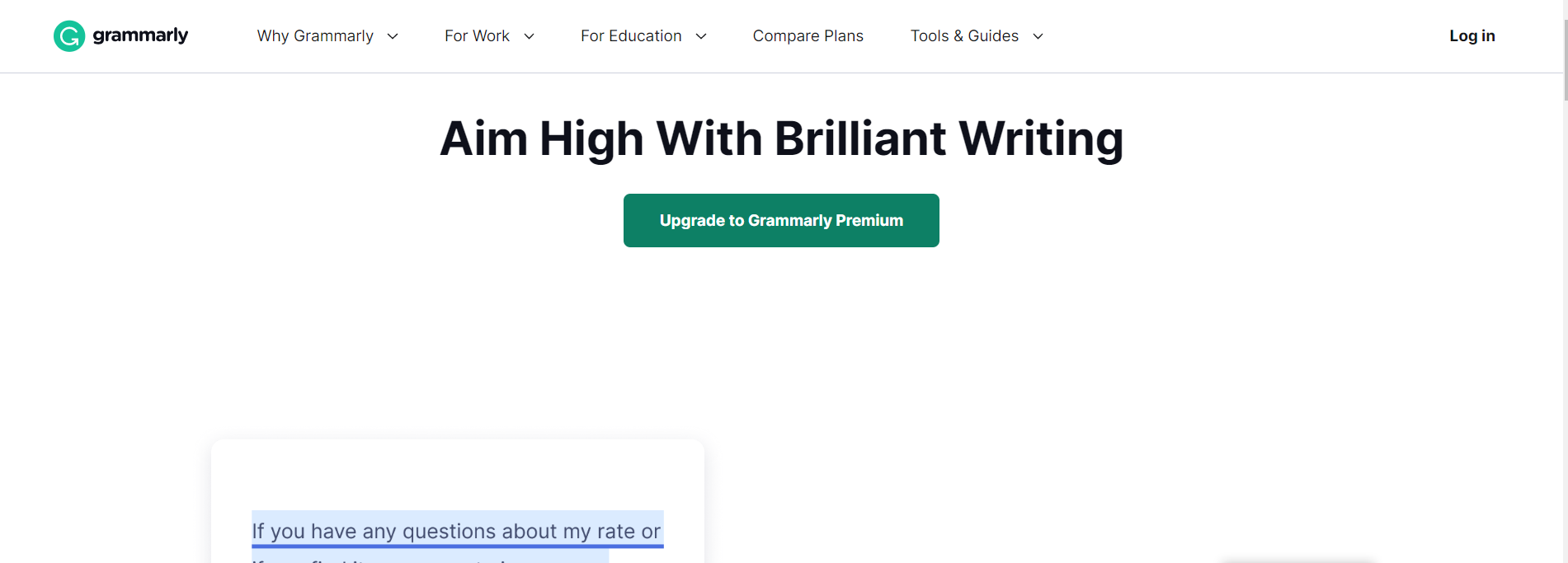 Grammarly Premium