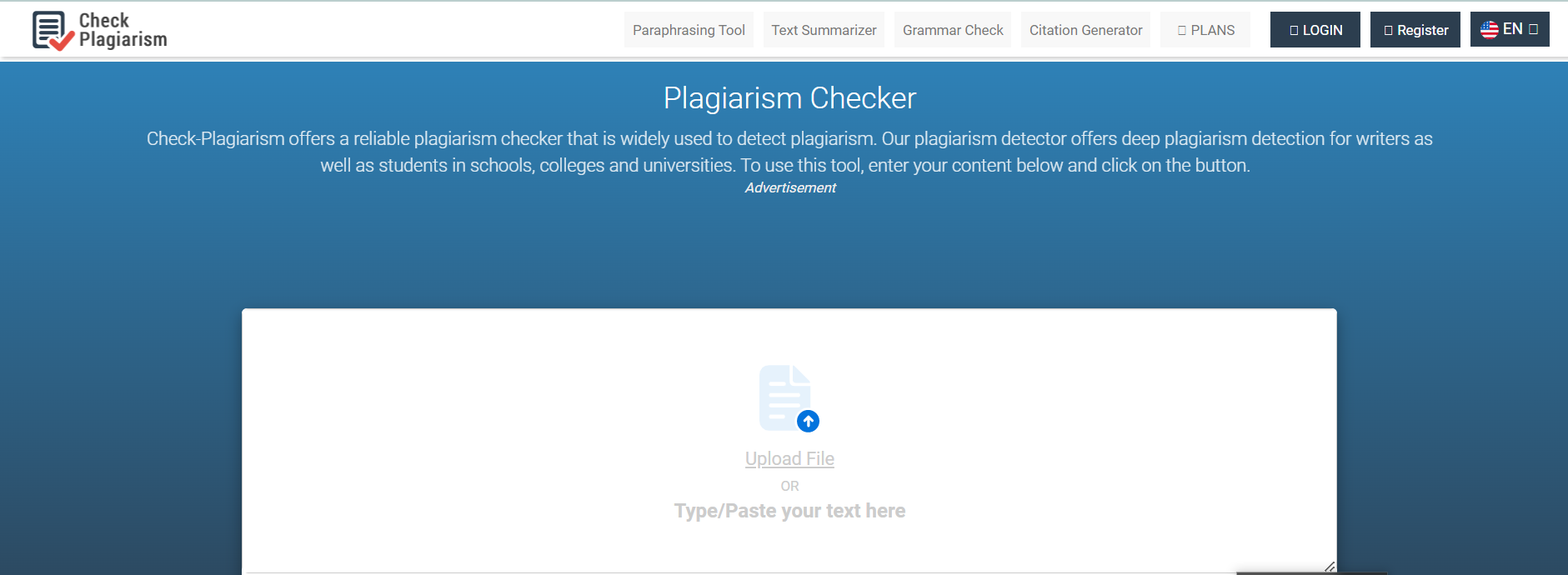 Plagiarism Checker