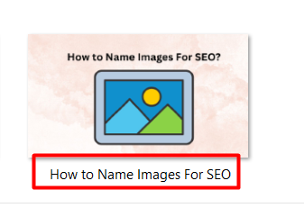 naming image for seo