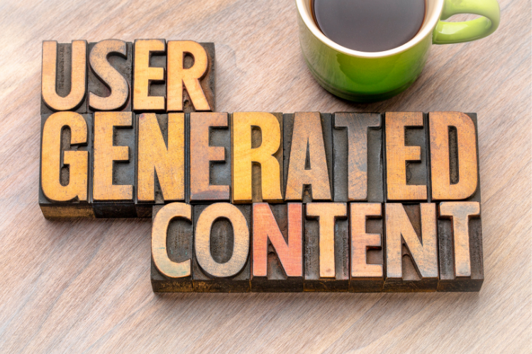 Leverage user-generated content: