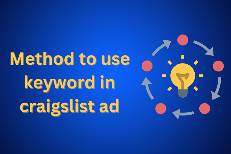 Method to use keyword in craigslist ad