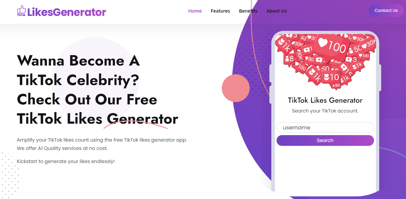 TikTok Likes Generator