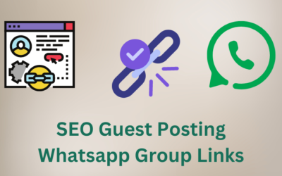 SEO Guest Posting Whatsapp Group Links