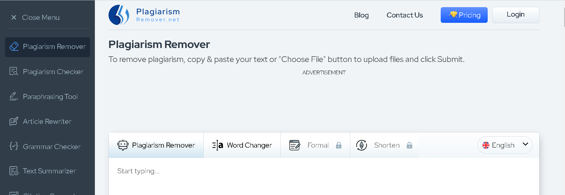 Plagiarism Remover