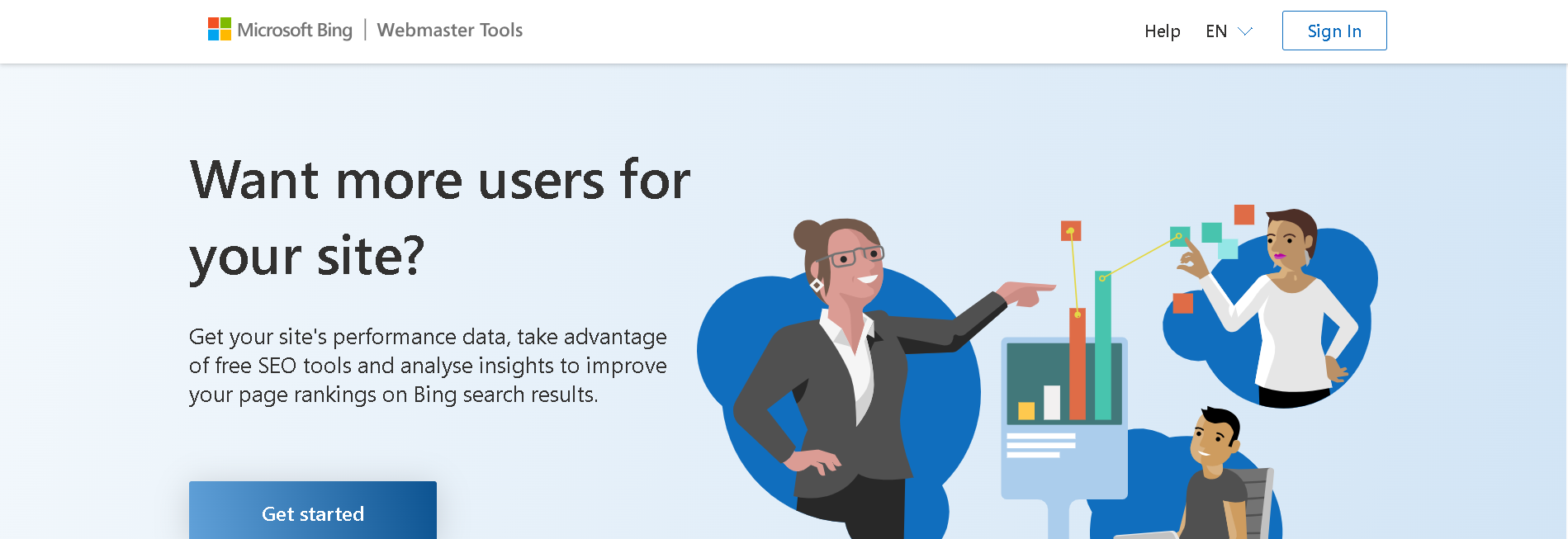 .bing webmaster tools